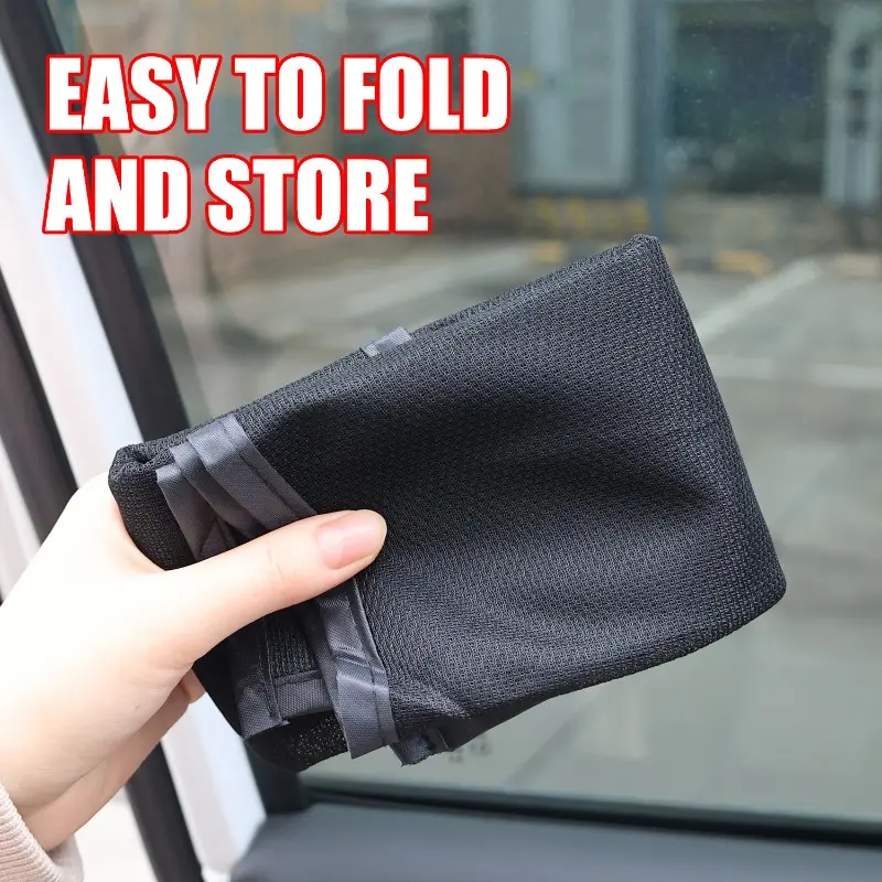 Magnetic Car Sun Shade Anti UV Front Rear Window Sunshield Heat Insulation Plate Blackout Mesh Screen Car Privacy Shield Curtain