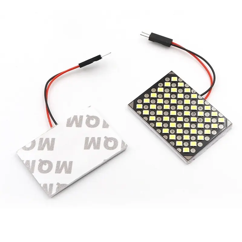 T10 5050 3030 LED Interior Panel Car White Light Reading Lamp Universal Car Trunk Roof Dome Bulb 48 24 12 SMD Lights 12V
