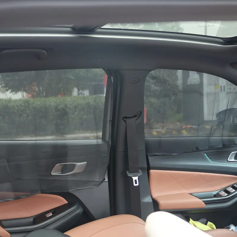 Magnetic Car Sun Shade Anti UV Front Rear Window Sunshield Heat Insulation Plate Blackout Mesh Screen Car Privacy Shield Curtain