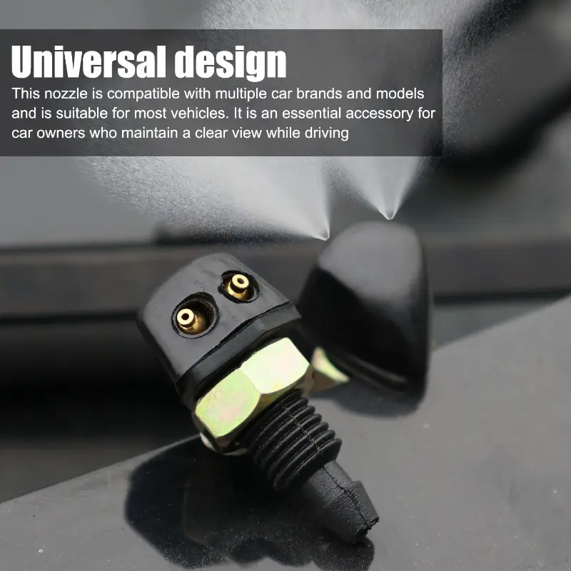 Universal Car Front Window Windshield Washer Wiper Nozzles Jet Windscreen Sprayer Sprinkler Kits Washer Outlet Car DIY Kits
