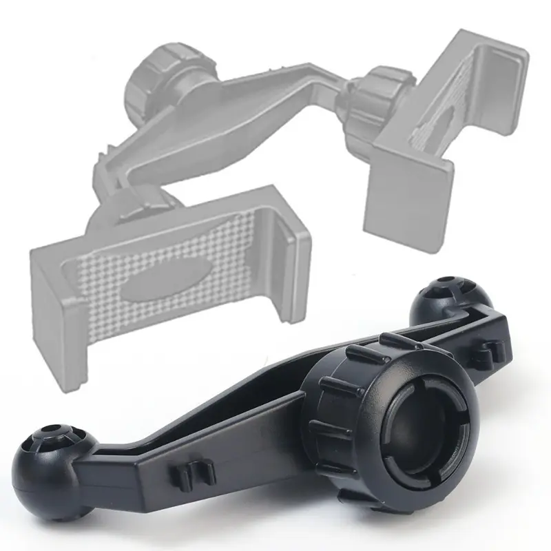 Dual Ball Head Car Holder with 360 Rotation Base Mount Mobile Phone Navigation Support Accessories for Auto Center Console