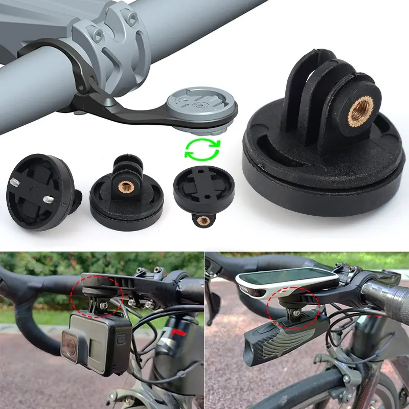 Bicycle Computer Mount Camera Adaptor Set For Garmin Bryton Mount GOPRO Camera Bracket Bike Handlebar Stopwatch Holder