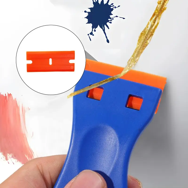 12pcs Car Detailing Scraper Kit Multi-Purpose Plastic Scraper for Decal Removal Sticker Residue Glass Cleaning Auto Film Tools