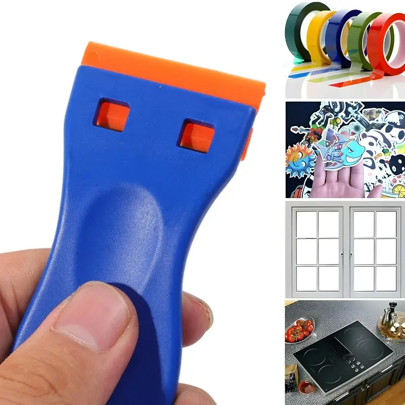12pcs Car Detailing Scraper Kit Multi-Purpose Plastic Scraper for Decal Removal Sticker Residue Glass Cleaning Auto Film Tools