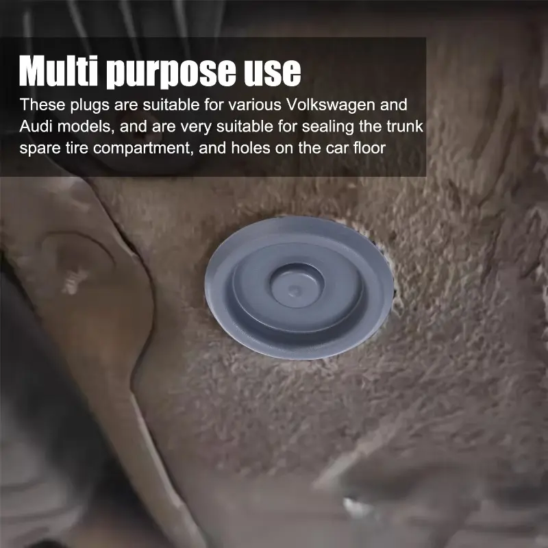 2X Auto Chassis Trunk Spare Tire Floor Dust Waterproof Plug for Vw S3 8l Tiguan Passat Bora Polo Lavida Gran Lavida Fasteners