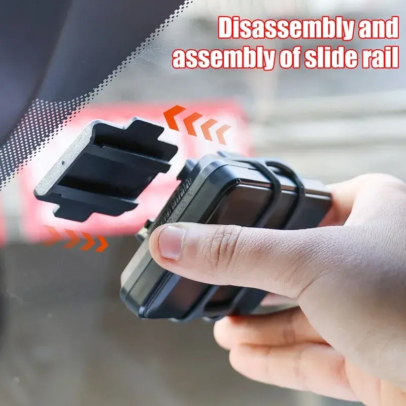 Car Toll Pass Holder Adhesive Sticky ETC Bracket Adhesive Removable Easy Installation Compact Toll Pass Holder for Windshield