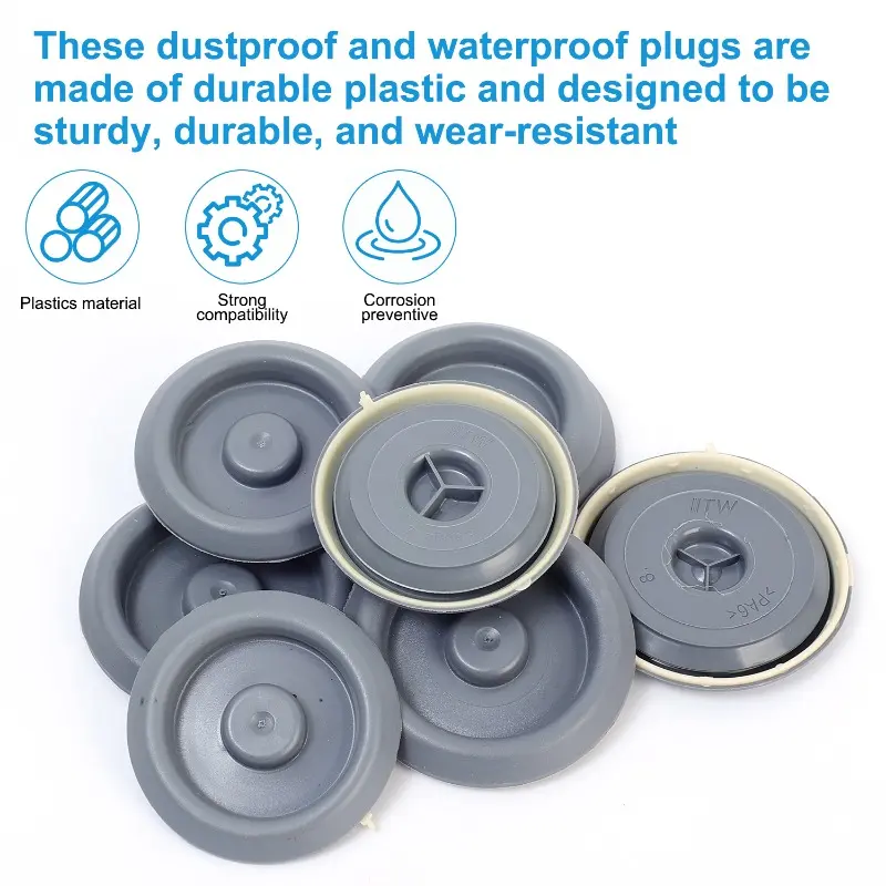 2X Auto Chassis Trunk Spare Tire Floor Dust Waterproof Plug for Vw S3 8l Tiguan Passat Bora Polo Lavida Gran Lavida Fasteners
