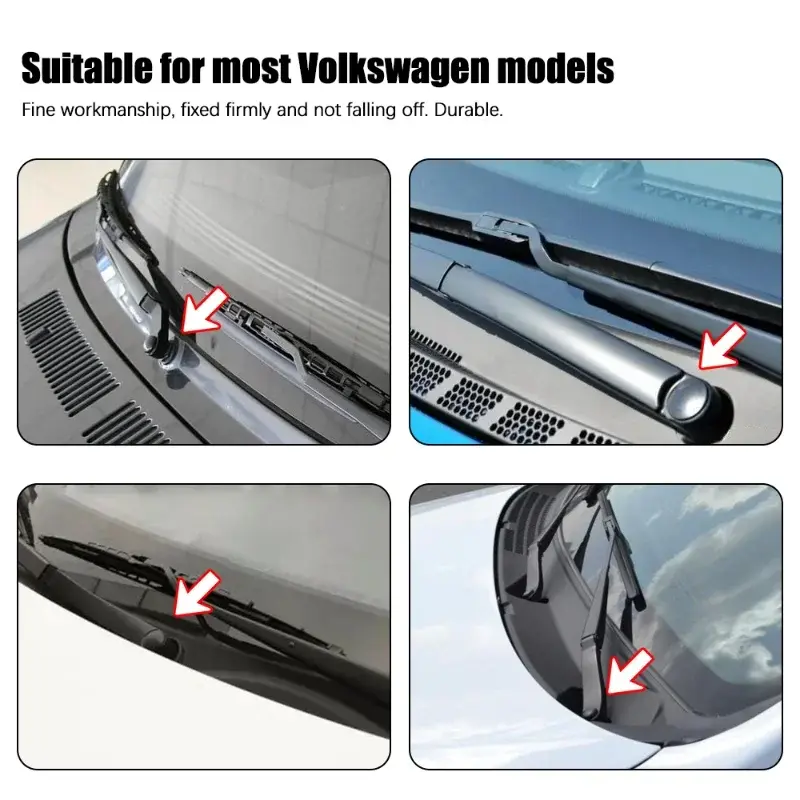 Car Front Windshield Wiper Arm Covers Nut Cap Wiper Arm Bolt Caps for VW Caddy Hyundai Tucson Santa Creta Kona Genesis
