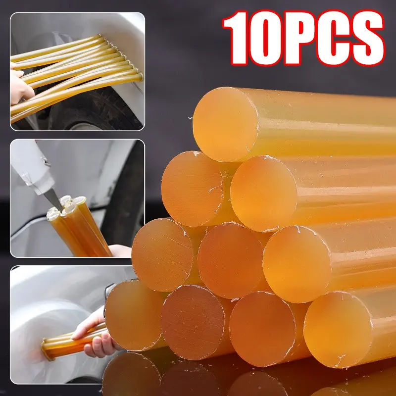 10-1pcs Car Hot Melt Glue Sticks Auto Body Dent Paintless Removal Repair Strips Kits Household DIY Craft Strong Adhesive Glue