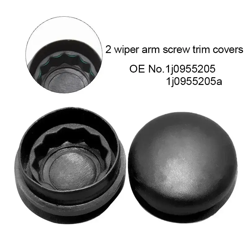 Car Front Windshield Wiper Arm Covers Nut Cap Wiper Arm Bolt Caps for VW Caddy Hyundai Tucson Santa Creta Kona Genesis