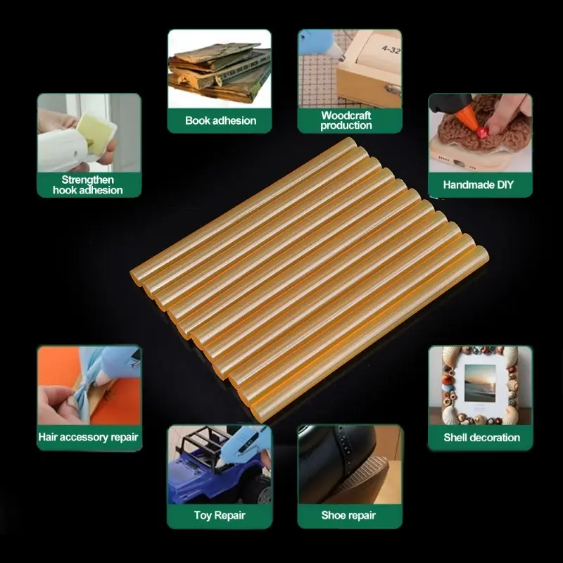 10-1pcs Car Hot Melt Glue Sticks Auto Body Dent Paintless Removal Repair Strips Kits Household DIY Craft Strong Adhesive Glue