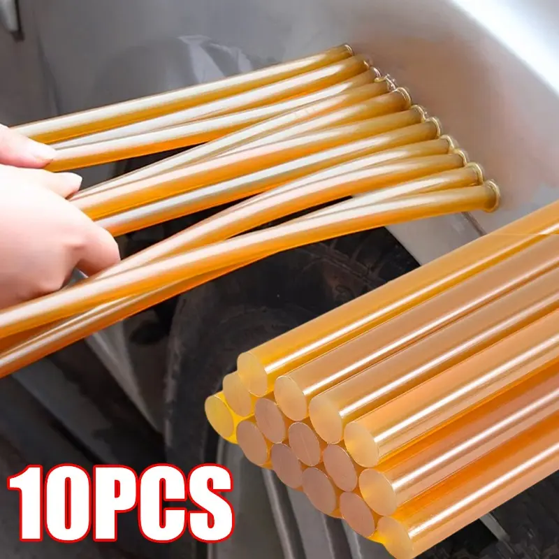 10-1pcs Car Hot Melt Glue Sticks Auto Body Dent Paintless Removal Repair Strips Kits Household DIY Craft Strong Adhesive Glue