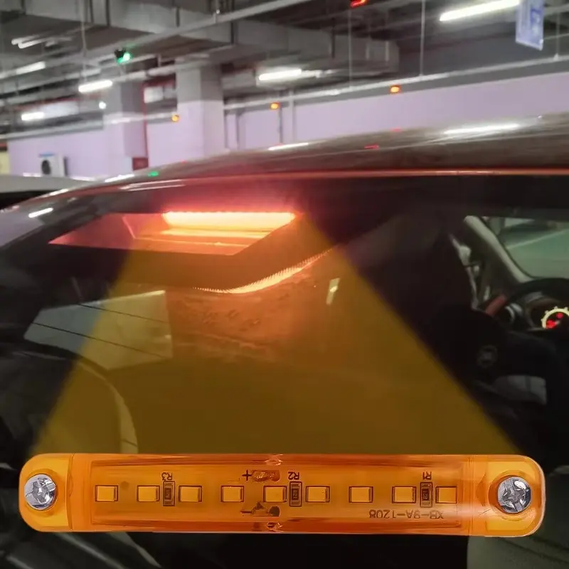9 LED 12-24V LED Clearence Light Front Rear Side Marker Indicators Warning Lights for Truck Car Bus Trailer Van Lamp