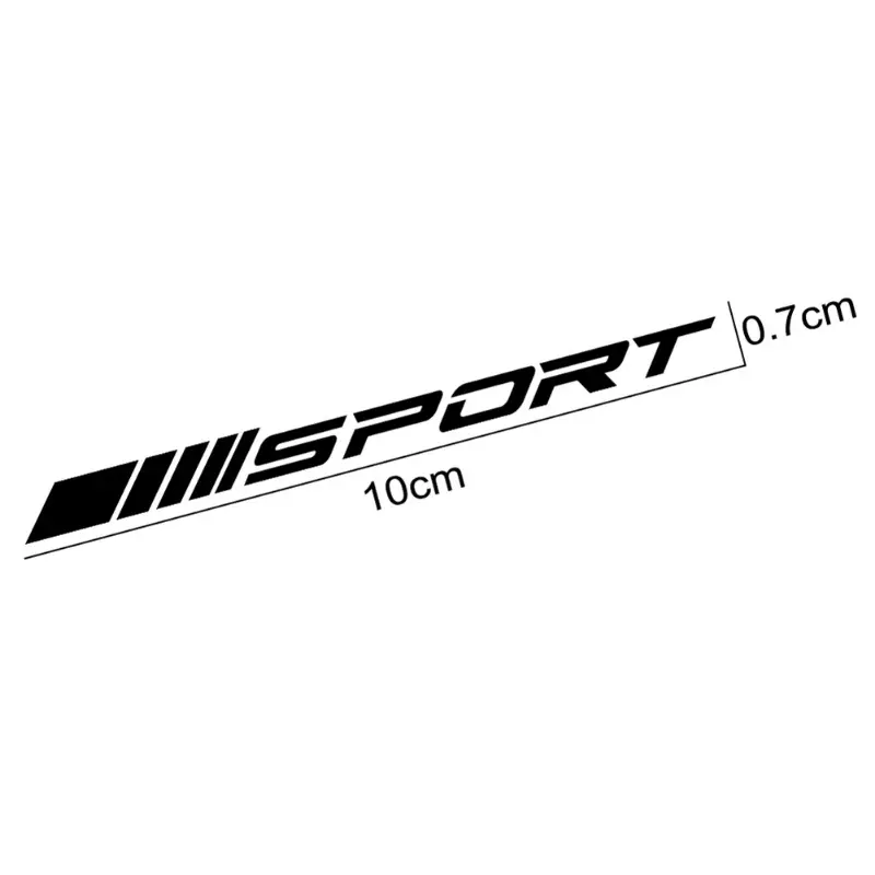 16/8/4pcs Creative Racing SPORT Letter Stickers Auto Car Rims Wheel PET Decal Waterproof Car Styling Decoration Auto Accessories