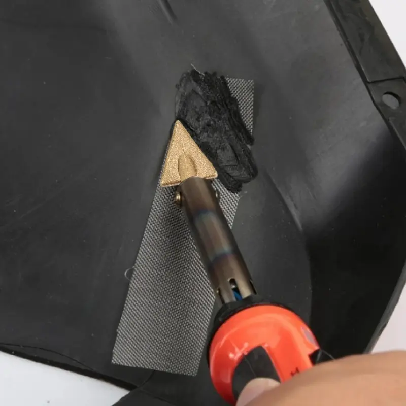 Soldering Iron Tips Set Copper Triangular Smoothing Head Welding Tips Iron Plastic Welder-Replace Tips Car Bumper Plastic Repair