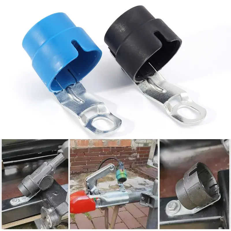 7Core Plug 13 Pins Socket Trailer Connection Fixator Dirt Protection Plug Adapter High Temperature Resistant Trailer Plug Holder