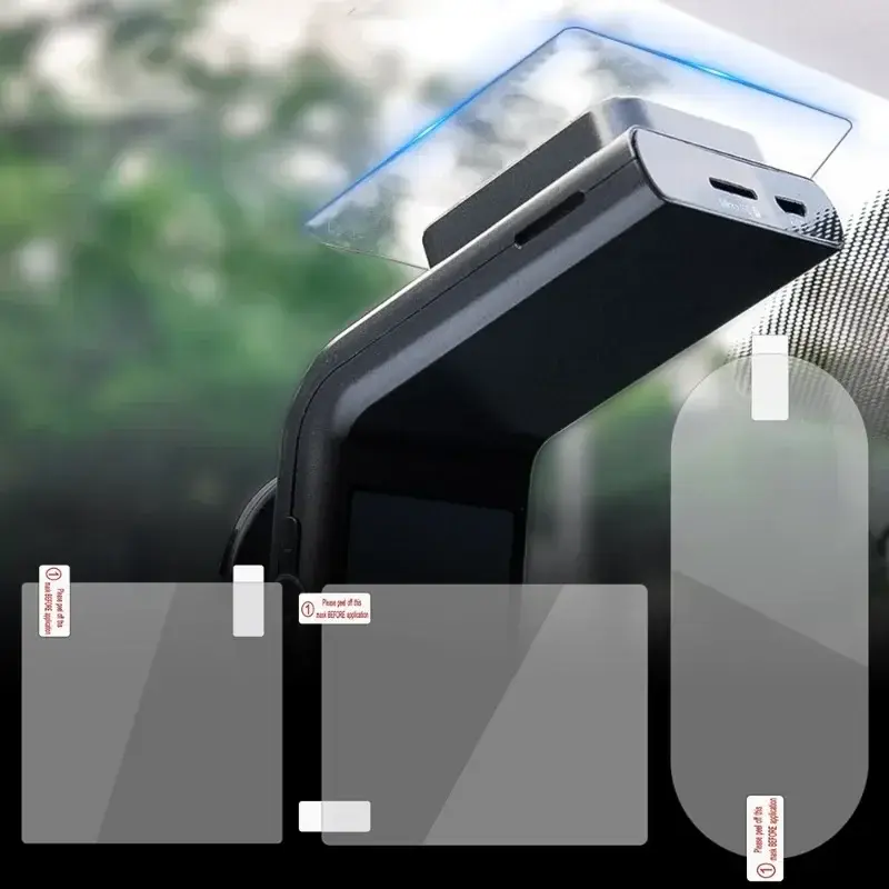 Car Electrostatic Sticker Auto Transparent Seamless Windshield Double-sided Stickers Paste Film for Car DVR Holder Bracket Hook