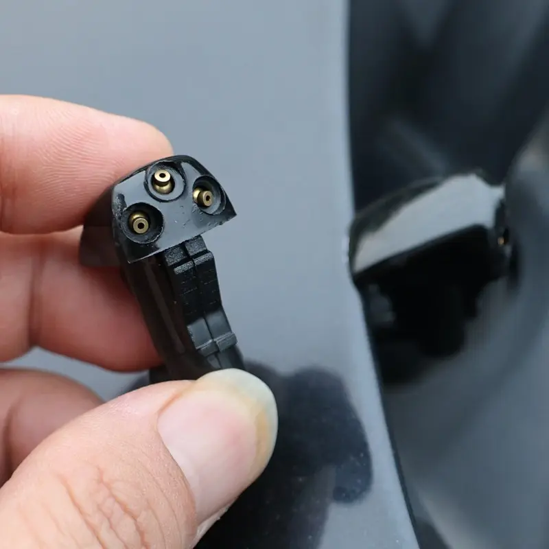 New Car Windshield Wiper Washer Spray Nozzle for Most Car Models Auto 3 Holes Windshield Washer Nozzles Wiper Water Spray Jet