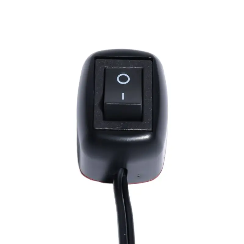 Universal Car Switch Paste Type Toggle Switch with Cable 60cm/100cm DC 12V for Fog Ring Drive Lights Neon Lights