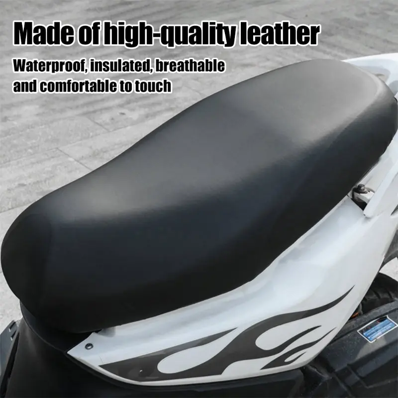 Waterproof Motorcycle Seat Covers Dustproof Rainproof Sunscreen Motorbike Scooter Cushion Seat Cover Protector Cover Accessories