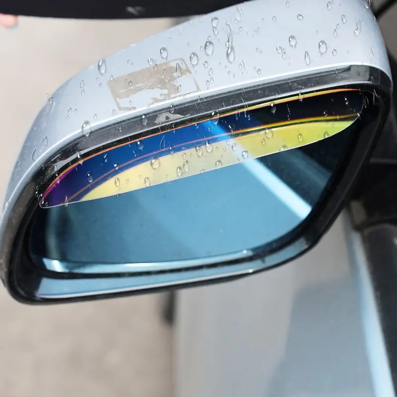New Car Rearview Mirror Rain Eyebrow Sun Visor Protector Colorful Snow Cover Blades Universal Auto Rear View Mirror Rain Eyebrow