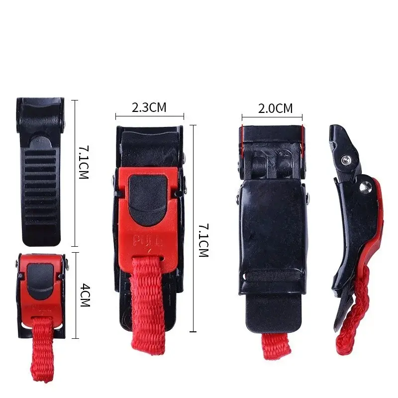 1/3pcs ATV Bike Motorcycle Helmet Clip Quick Release Chin Strap Pull Buckle for Suzuki Yamaha Kawasaki Moto Cycling Accessories