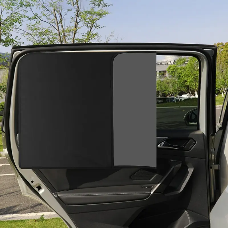 4/1Pcs Car Side Window Curtain Magnet Privacy Front/Rear Window Sun Shade Protection Cover UV Reflection Summer Sunshades
