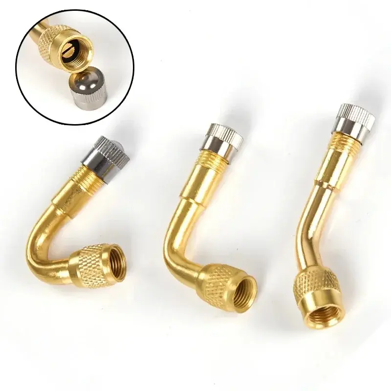 Universal Car Tyre Valves Inflation Extension Tube 45/90/135 Degree Adapter Motorcycle Bike Tyre Valve Connector Accessories
