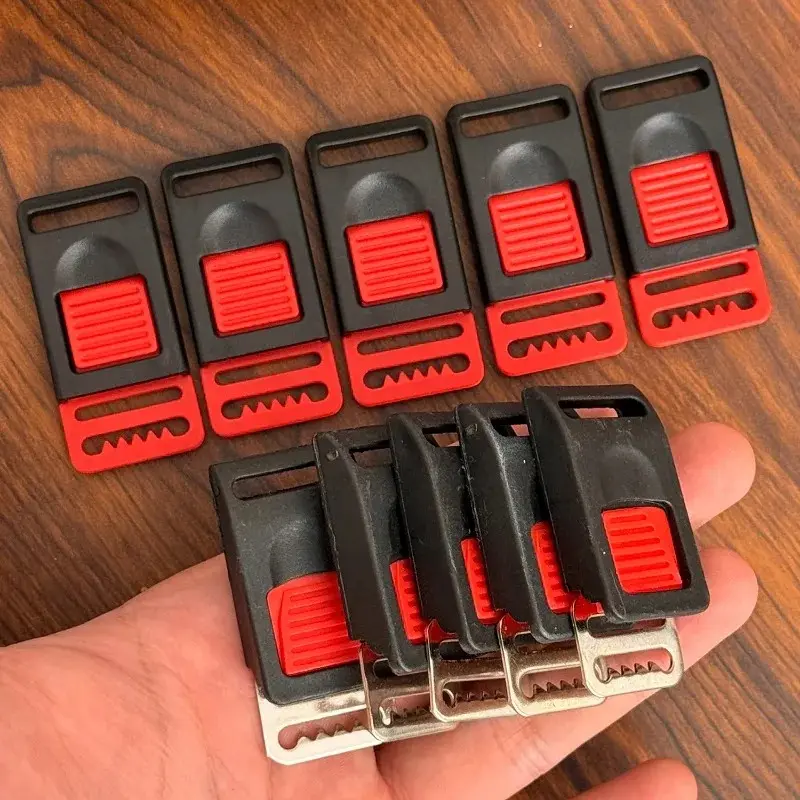 Universal Adjustable Plastic Clip Fastener Secure Safety Connector Motorcycle Accessories Electric Scooter Safety Helmet Buckle