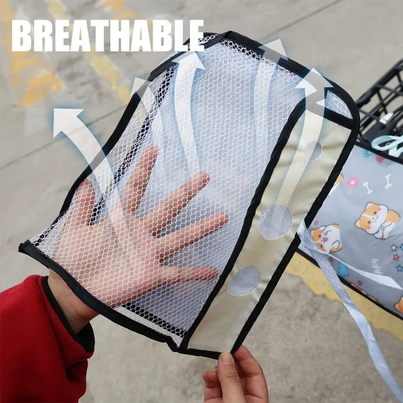 New Motorbike Sunscreen Breathable Gloves Summer Electric Bike PVC Fabric Handlebar Sleeves Motorcycle Accessories