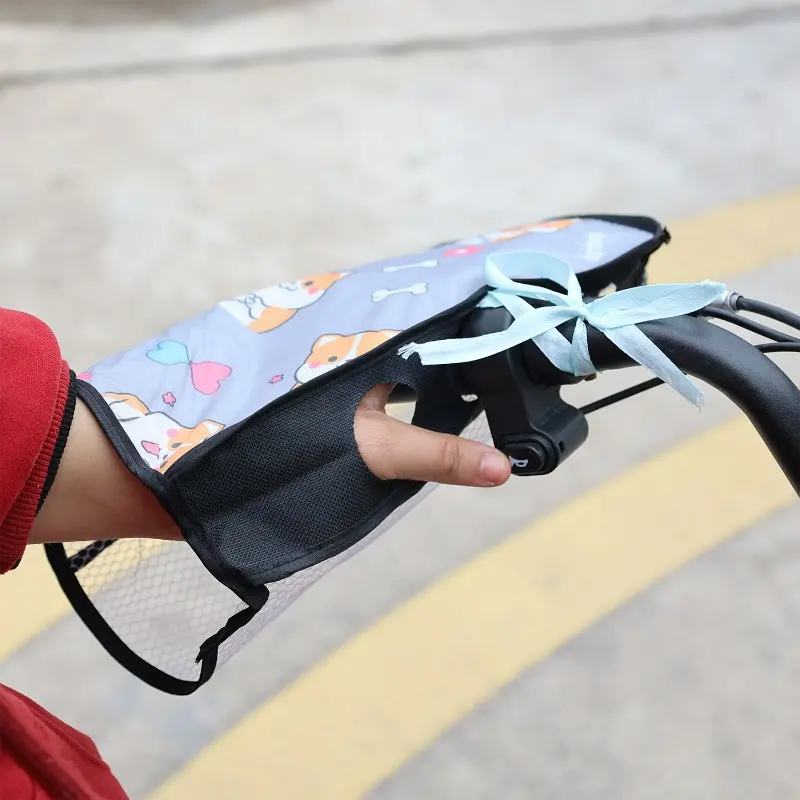 New Motorbike Sunscreen Breathable Gloves Summer Electric Bike PVC Fabric Handlebar Sleeves Motorcycle Accessories