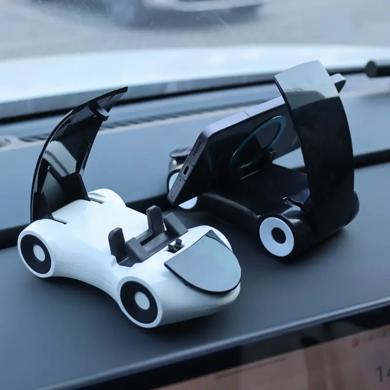 Car Model Phone Holder 360° Rotatable Auto Trim Instrument Panel Mount Stick Phone Stand Dashboard Navigation Bracket