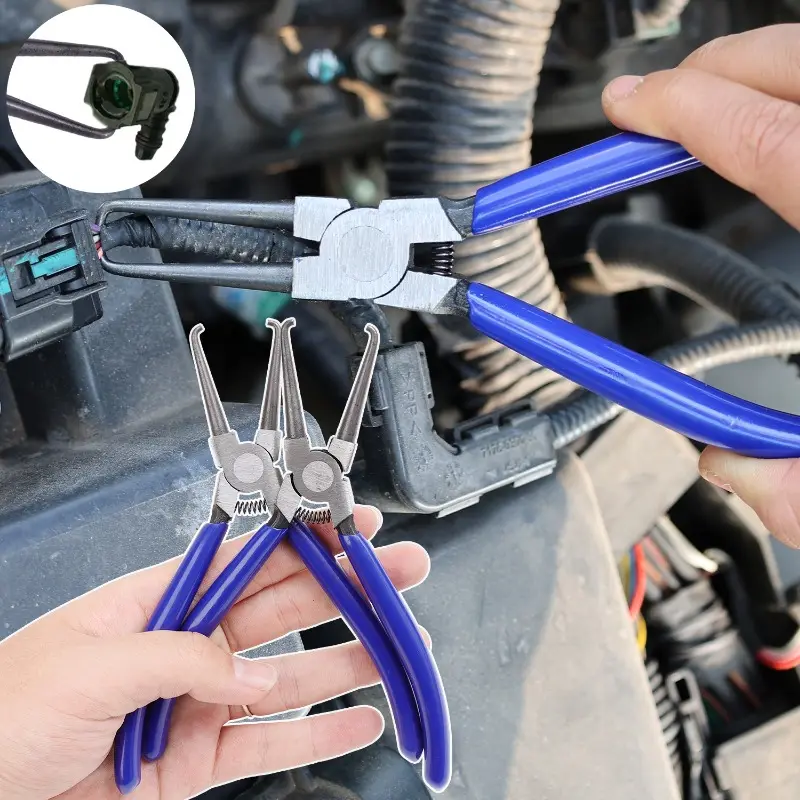 Joint Clamping Pliers Fuel Filters Hose Pipe Buckle Removal Caliper Carbon Steel Fits for Car Auto Vehicle Tools High Quality