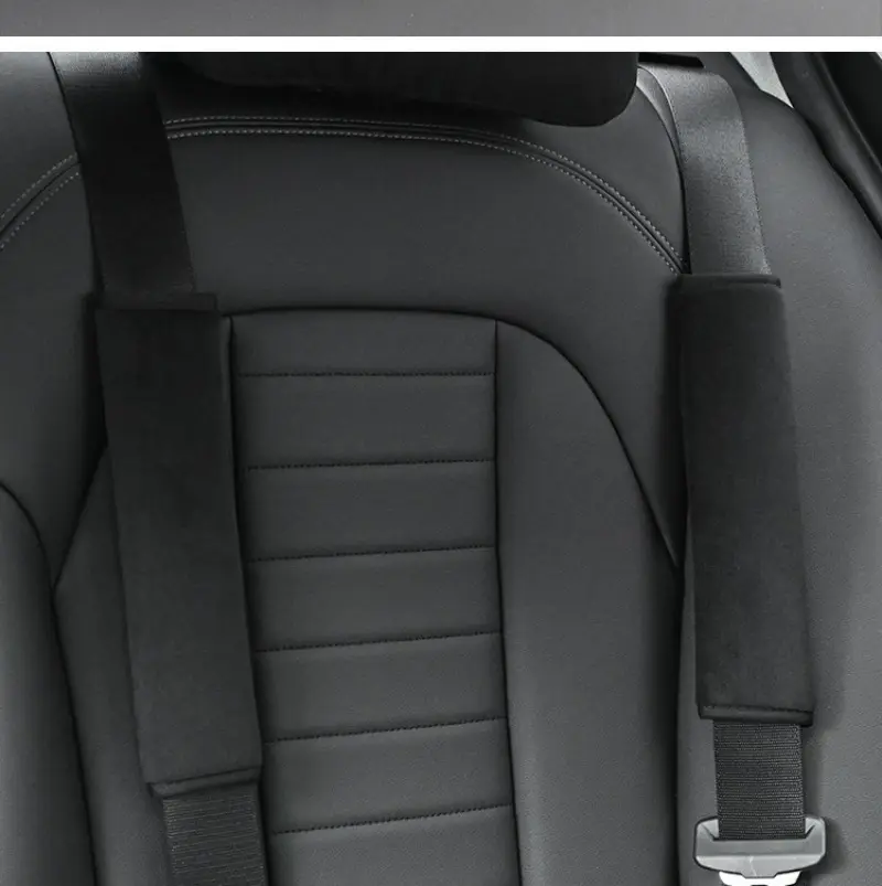 Universal Car Seat Belt Cushion Strap Cover Cushion Strap Safety Shoulder Short Plush Protector Interior Accessories