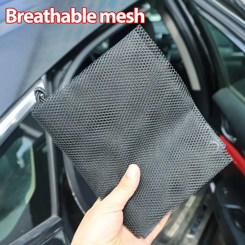 Car Pet Isolation Net Dog Luggage Cat Storage Obstacle Network Safe Driving Fixed Hook Trunk Net Bag Auto Organizer