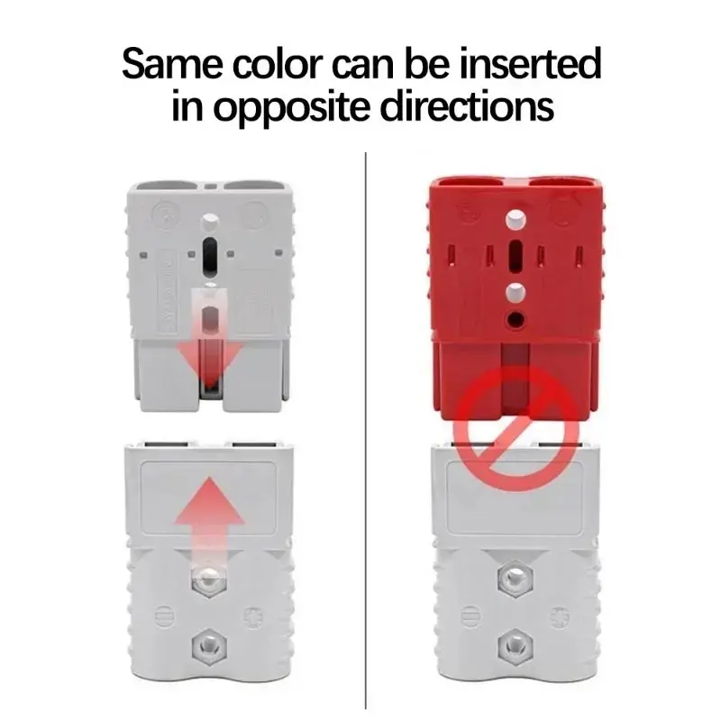 2PCS 50/120A Quick Plug Battery Charging Connector Style Plug Connectors DC Power Tool Motorcycle Car Socket Adapter Accessories