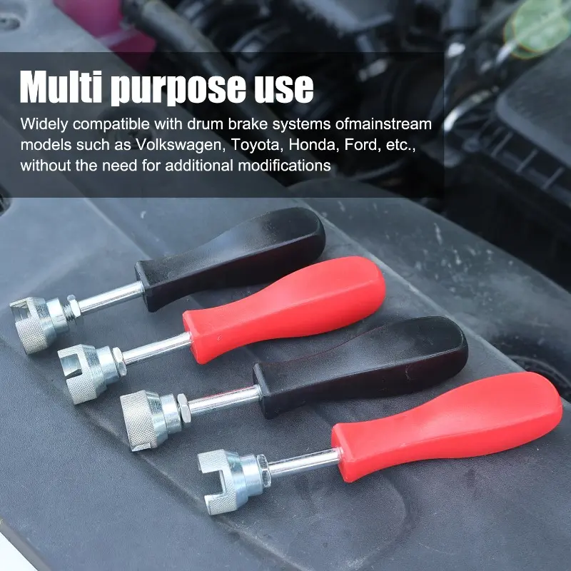 Professional Drum Brake Spring Removal Tool Chromium Vanadium Steel ABS Coated Anti-Slip Automotive Brake Service Kit