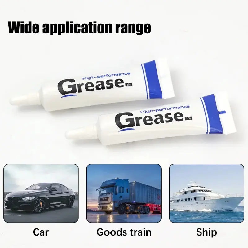Waterproof White Lubricant Grease for O Rings Gears Chain Lubricating Oil Electronic Car Valves Lubrication Grease Repair Tool