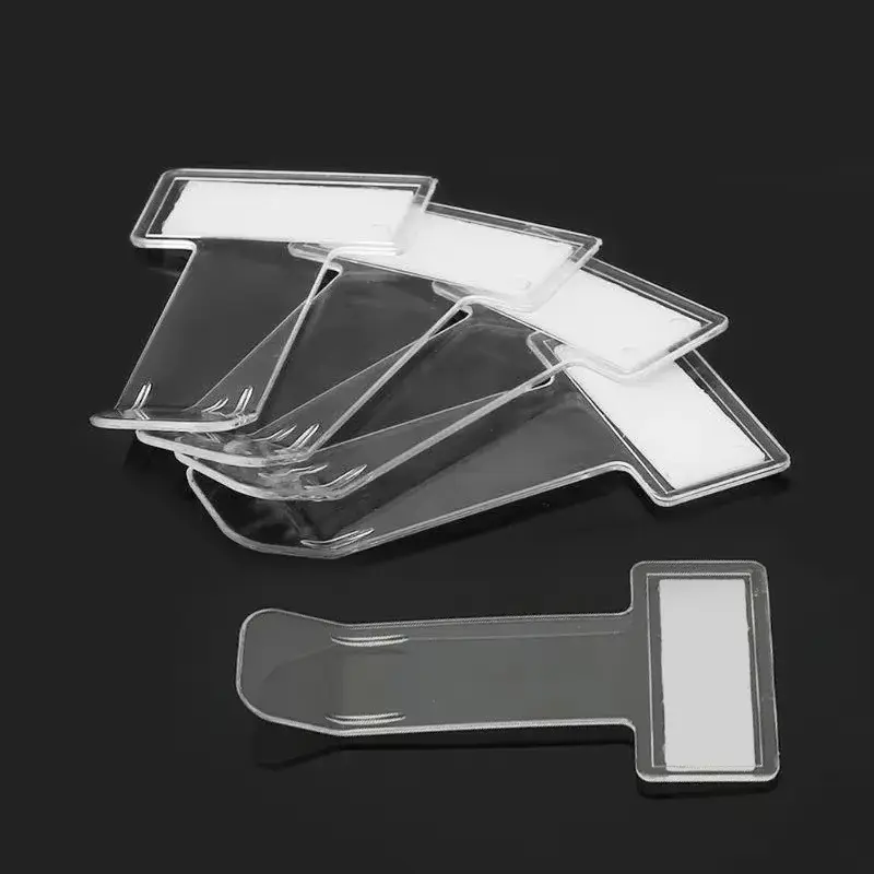 Transparent Car Vehicle Parking Ticket Receipt Permit Card Holder Clip Sticker Windscreen Plastic Universal Car Accessories