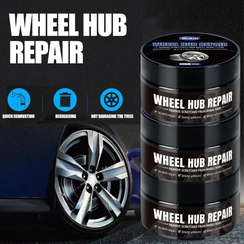 Wheel Hub Scratch Repair Wax Automobile Tire Detail Repair and Deep Clean Car Wheel Refurbishing Paste Polish Multi-Clean Tools