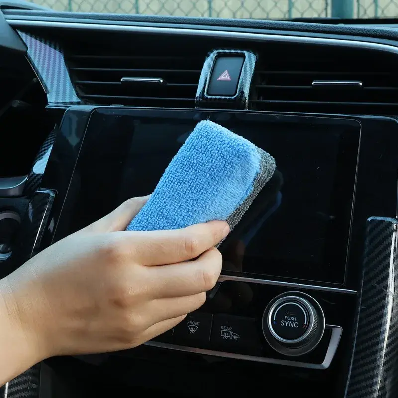 Microfiber Car Wash Sponge Wax Applicator Pads Car Paint Care Polishing Pads Polishing Sponges Auto Detailing Sponge Eraser