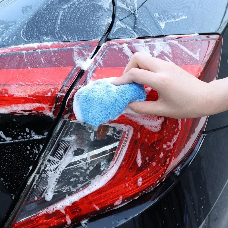 Microfiber Car Wash Sponge Wax Applicator Pads Car Paint Care Polishing Pads Polishing Sponges Auto Detailing Sponge Eraser