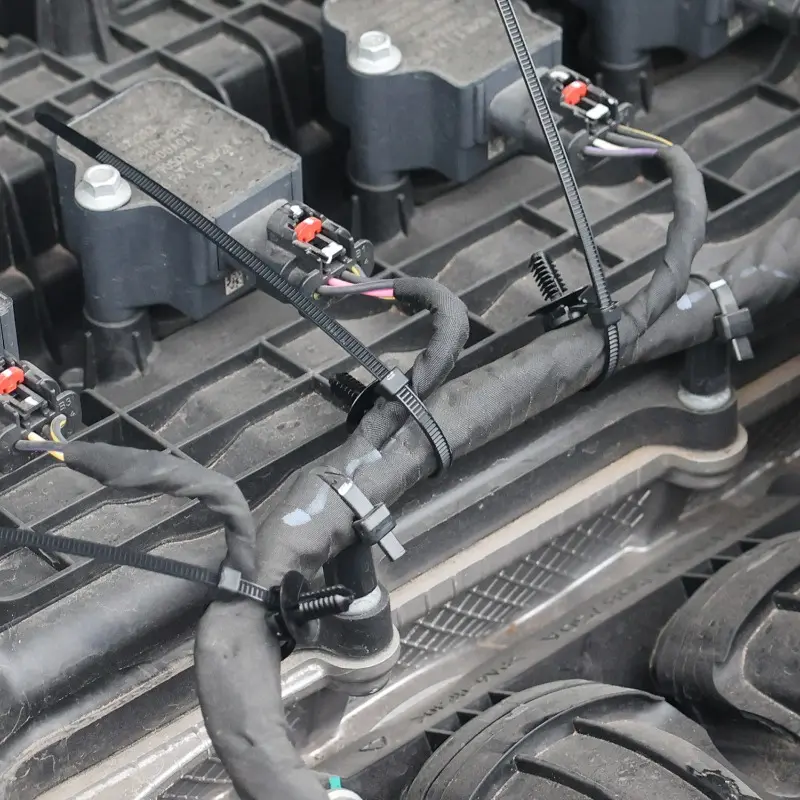 Nylon Cable Tie Buckle Automotive Wiring Harness Base Fix Car Fender Trunk Engine Guard Panel Wire Management Secure