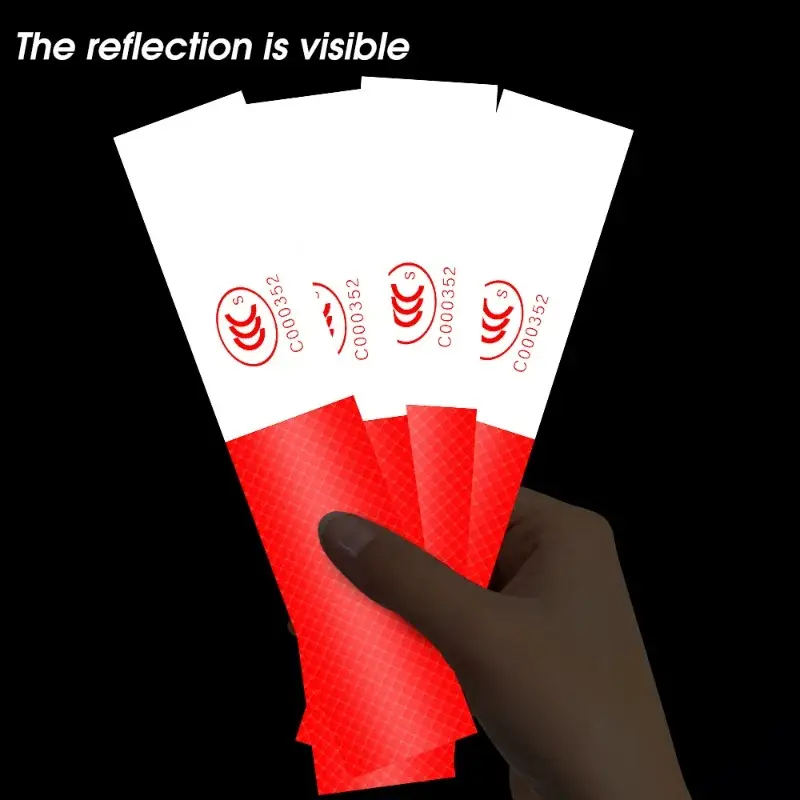 Car Truck Reflective Stickers Safety Mark Warning Tape Warning Night Light Sticker for Car Pickup Truck Lorry