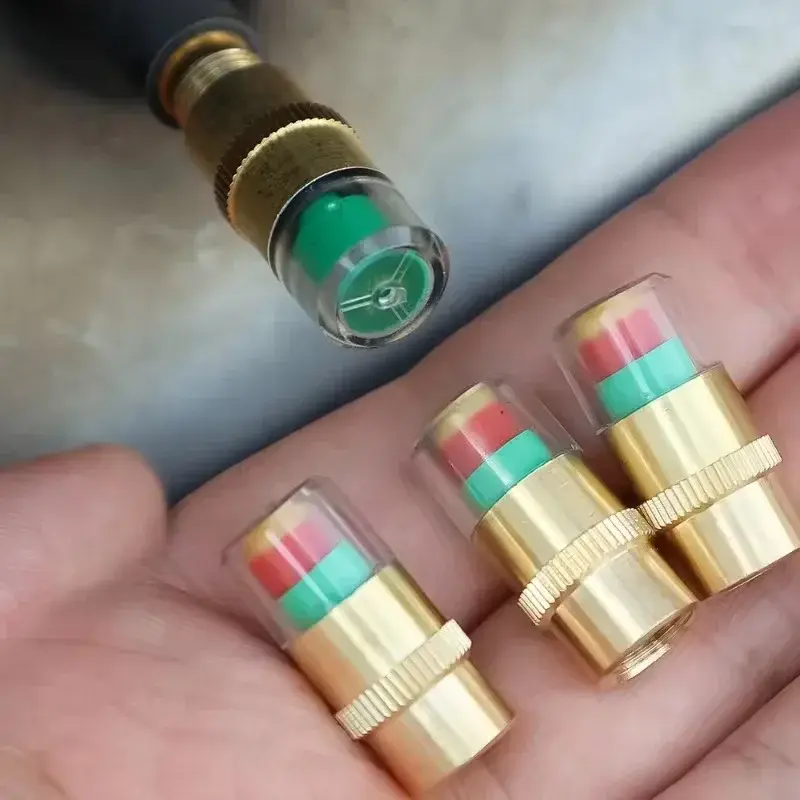 8/1pcs Car Tire Pressure Indicator Tire Pressure Gauge Indicator Alert Monitoring Valve Cap Sensor External Valve Detection