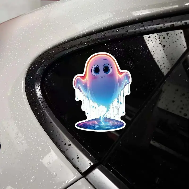 Cute Halloween Ghost Car Stickers Waterproof PVC Decals for Auto Window Body Decor Spooky Cute Decorations 2025