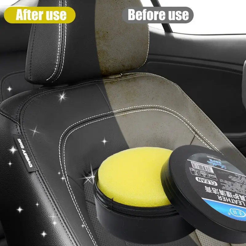 Car Leather Seat Maintenance Paste Interior Renovation Leather Care Oil Multifunctional Cleaning Paste Auto Polish Repair Tools