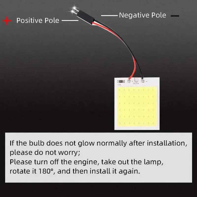 10-1pcs T10 Car Led Cob 48SMD White Parking Bulb Auto Interior Wedge Reading Lamp Door Dome Festoon License Plate Light