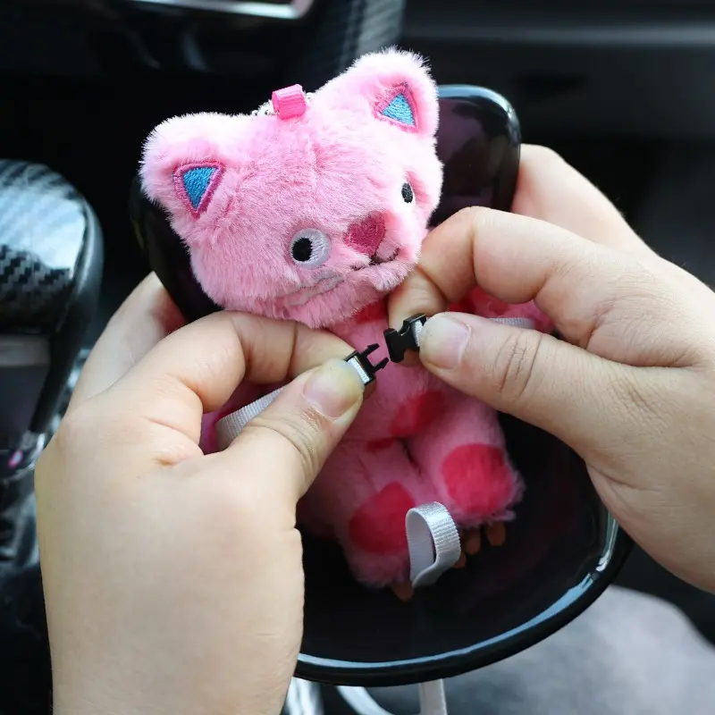 Doll Car Safety Seat Cartoon Air Conditioning Vent Aromatherapy Clip Plush Doll Decoration Ornament