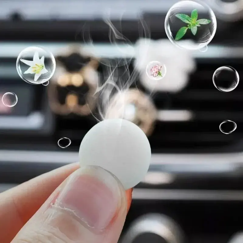 Car Air Freshener Solid Perfume Tablets Air Vent Perfume Refill Fragrances Car Interior Perfume Diffuser Tablet Accessories